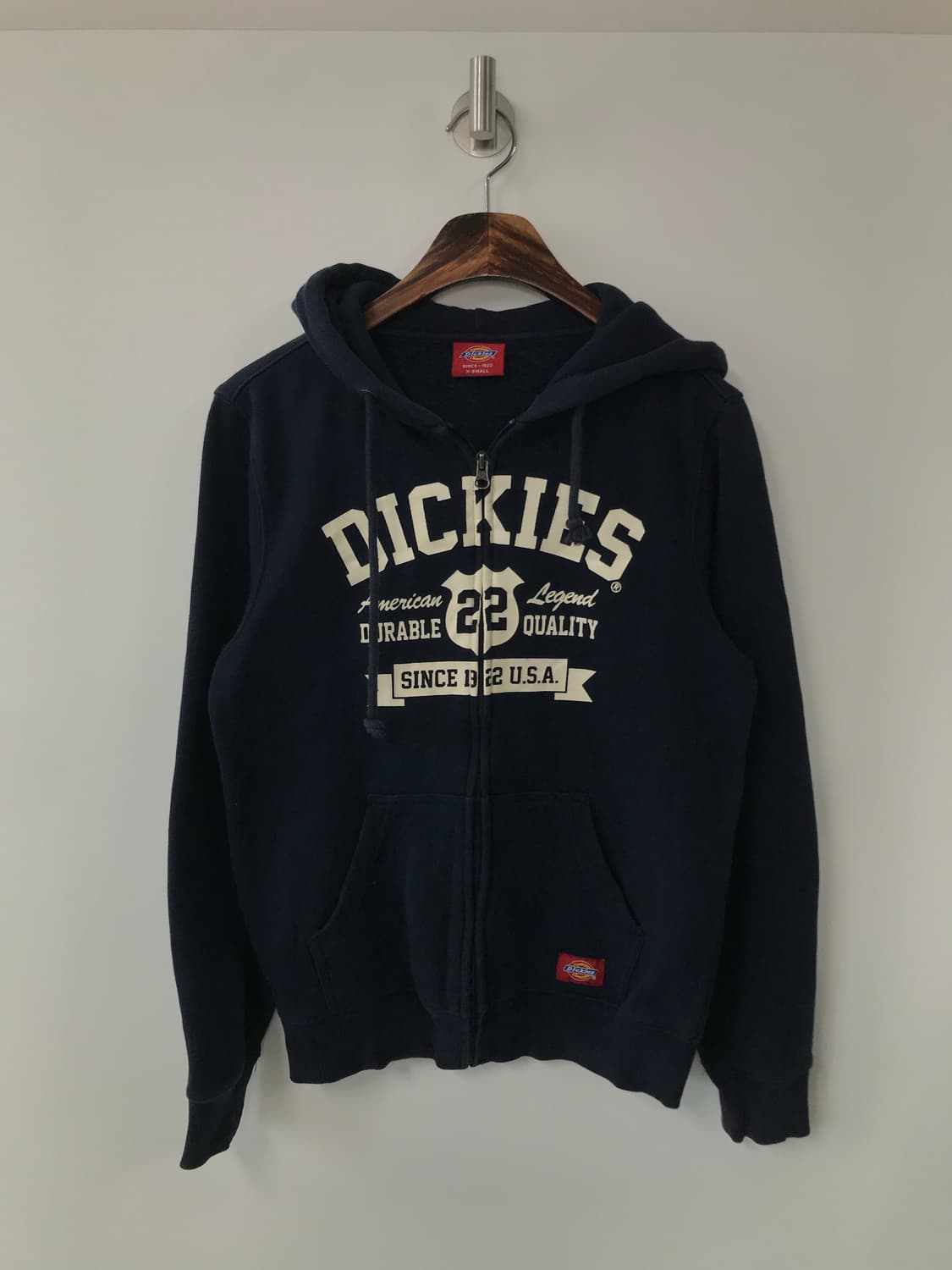 디키즈 y2k 와투케 네이비 후드집업 상품이미지2