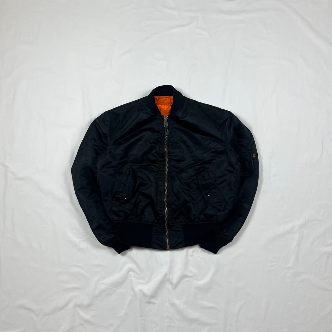 90‘s 알파인더스트리 ma-1 마원 항공점퍼 자켓 상품이미지1