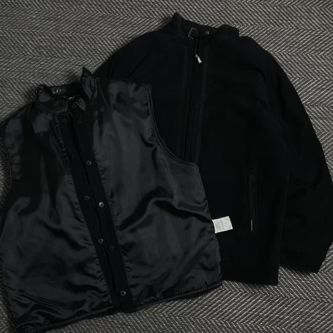 Manstar 아카이브 스웨이드 조끼 트리밍 퍼 무스탕 자켓y 3969 상품이미지1