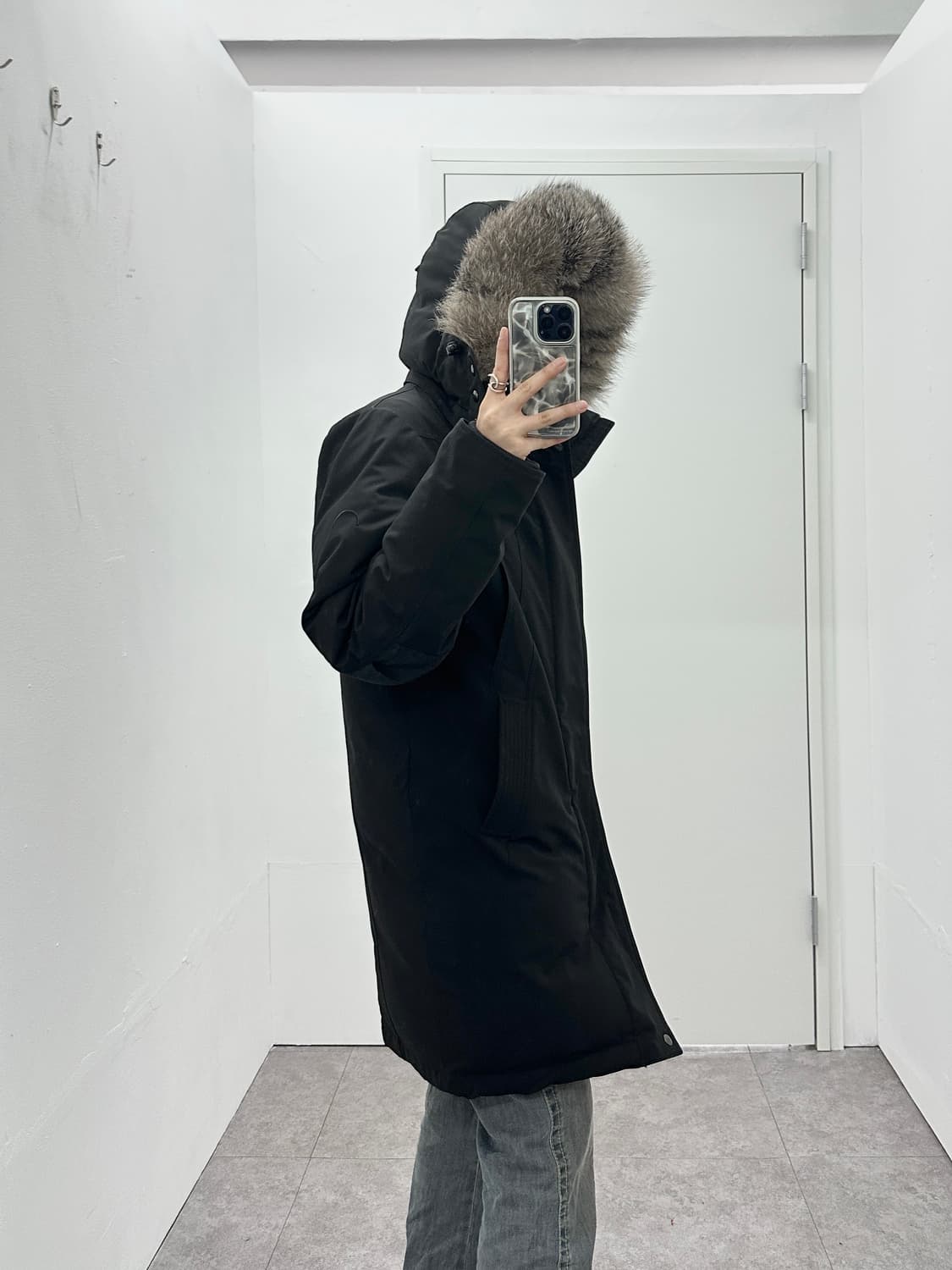 CMFR coyote fur trimming parka 상품이미지2