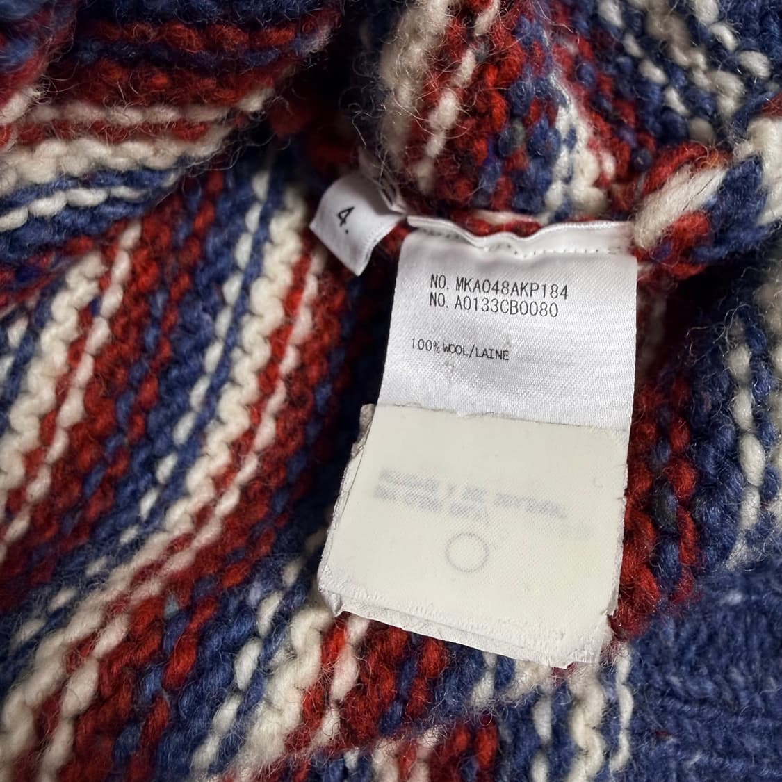 정품 톰브라운 사선완장 눈꽃 니트 4사이즈 상품이미지4