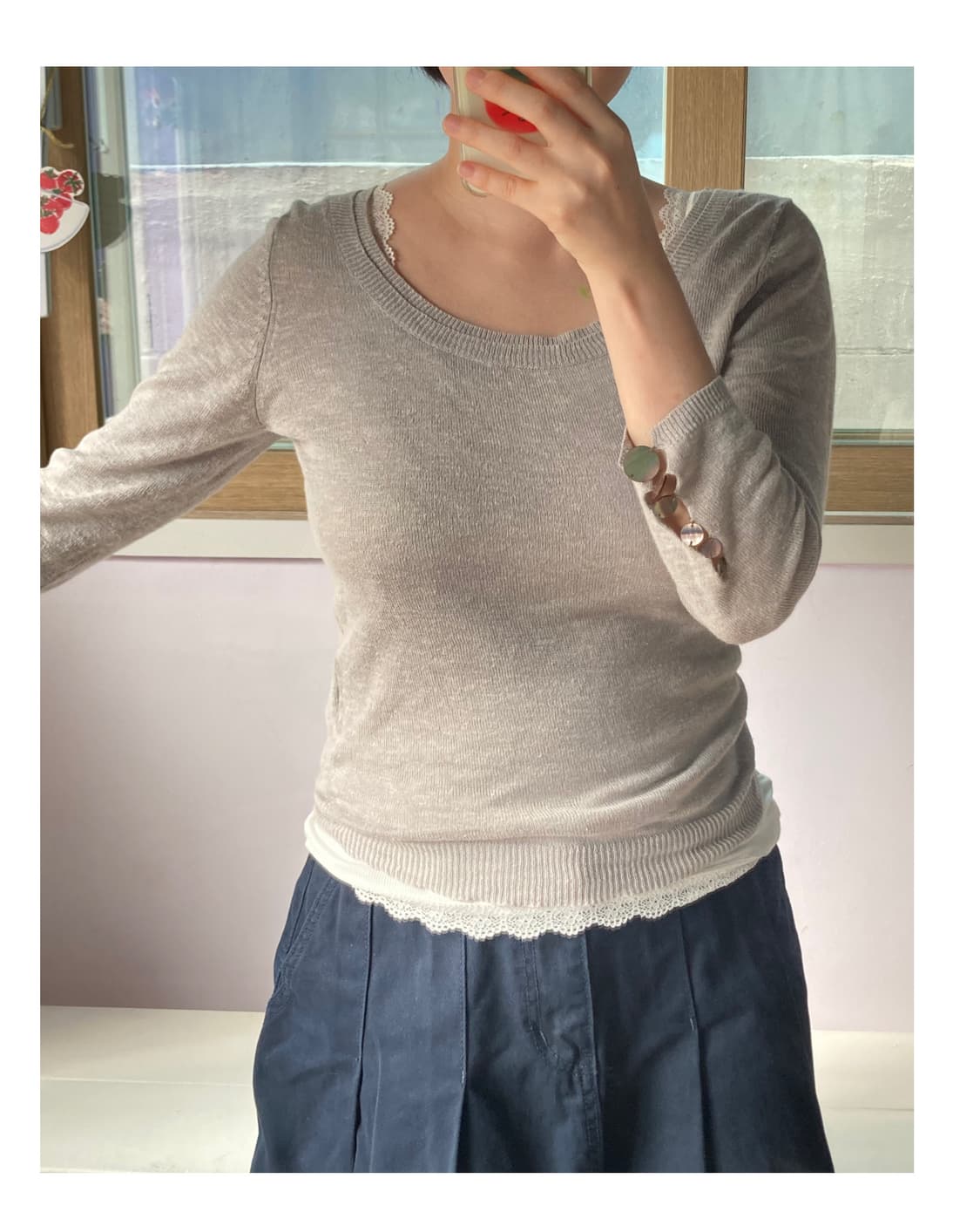 자개 니트 여름, 간절기🌼 상품이미지3