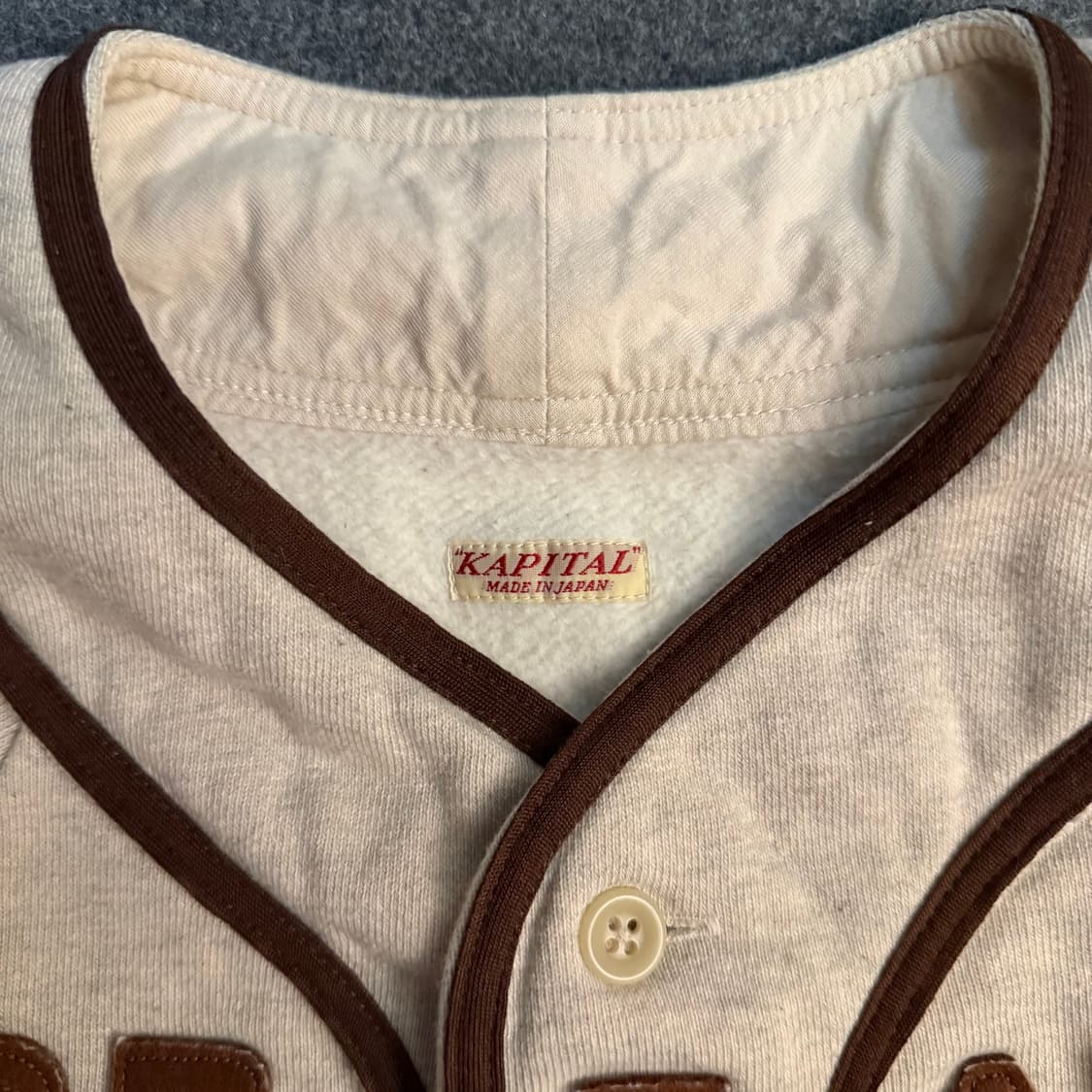 캐피탈 베이스볼 헨리 스웻셔츠 사이즈 4 상품이미지3