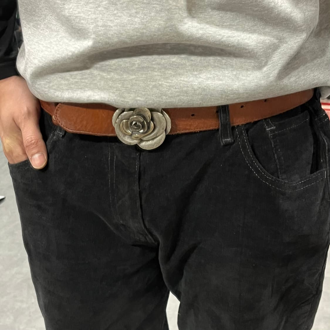 빈티지 가죽 벨트 ( ~31”) 상품이미지5