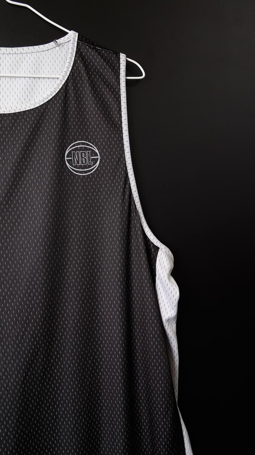 NBL 검흰 양면 농구져지 상품이미지2