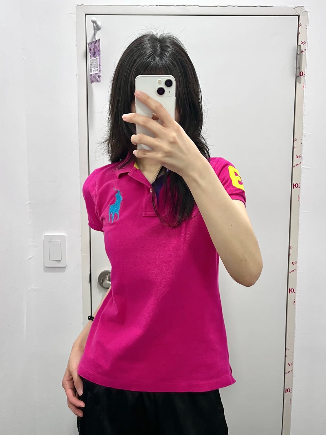  폴로 랄프로렌 빅포니 노랑 핑크 반팔 pk 티셔츠 상품이미지1