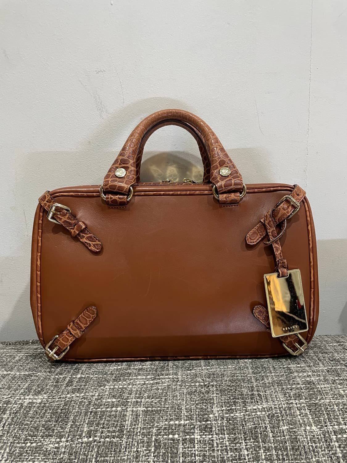 셀린느 악어가죽 트래블 토트백 정품 상품이미지1