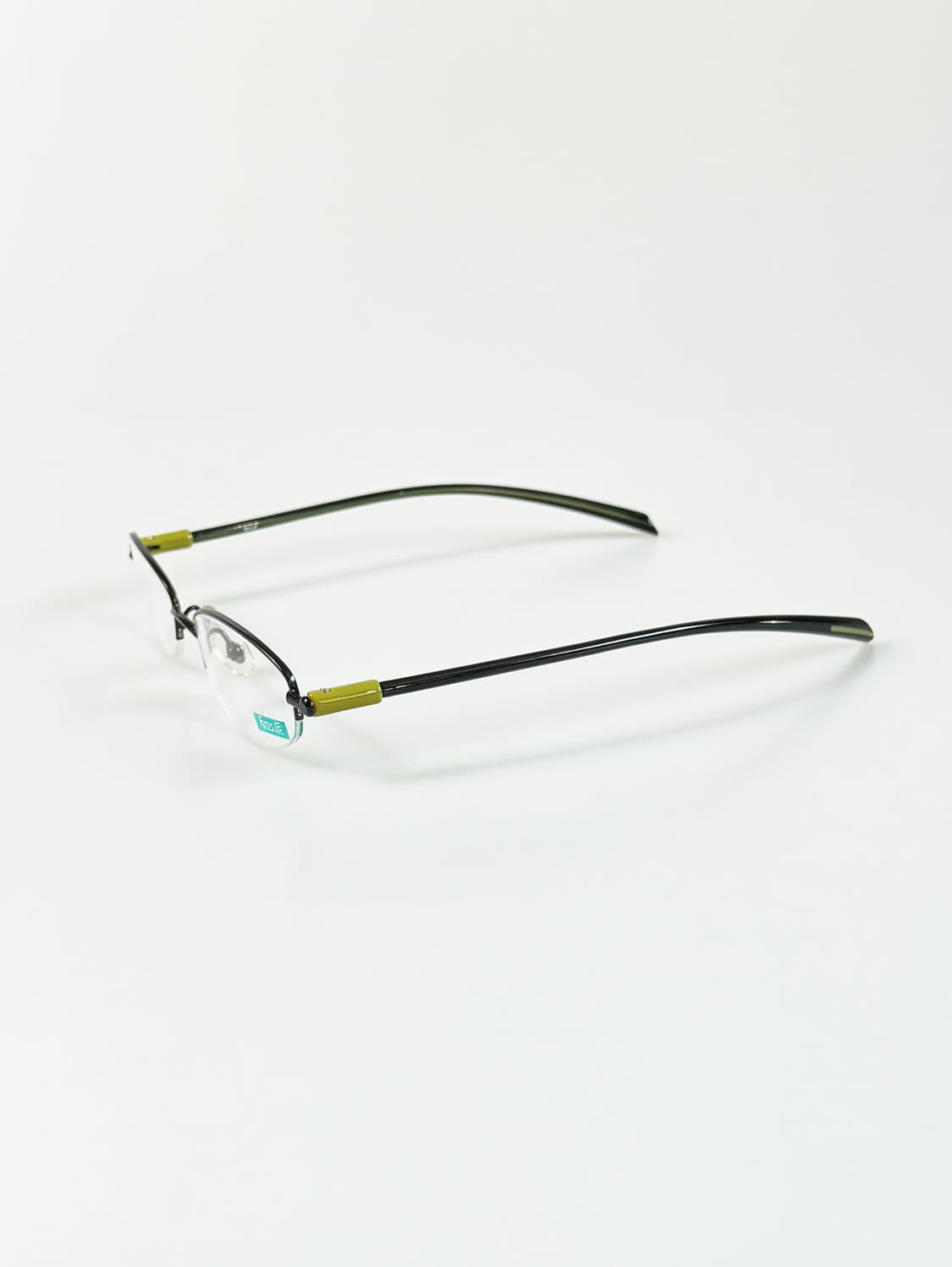 90s FUTIS 반무테 슬림 오벌 메탈 빈티지 안경 상품이미지3