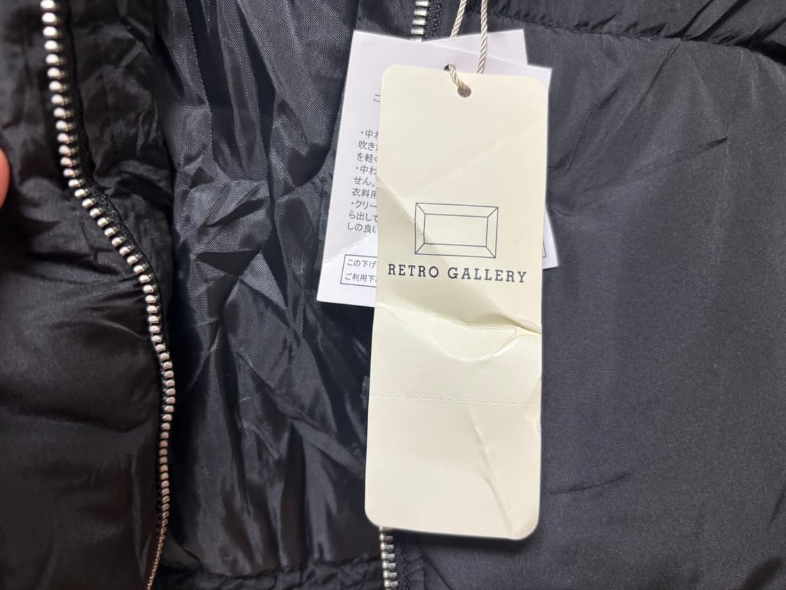 일본 레트로갤러리 후디 솜패딩 여성 미사용 상품이미지3