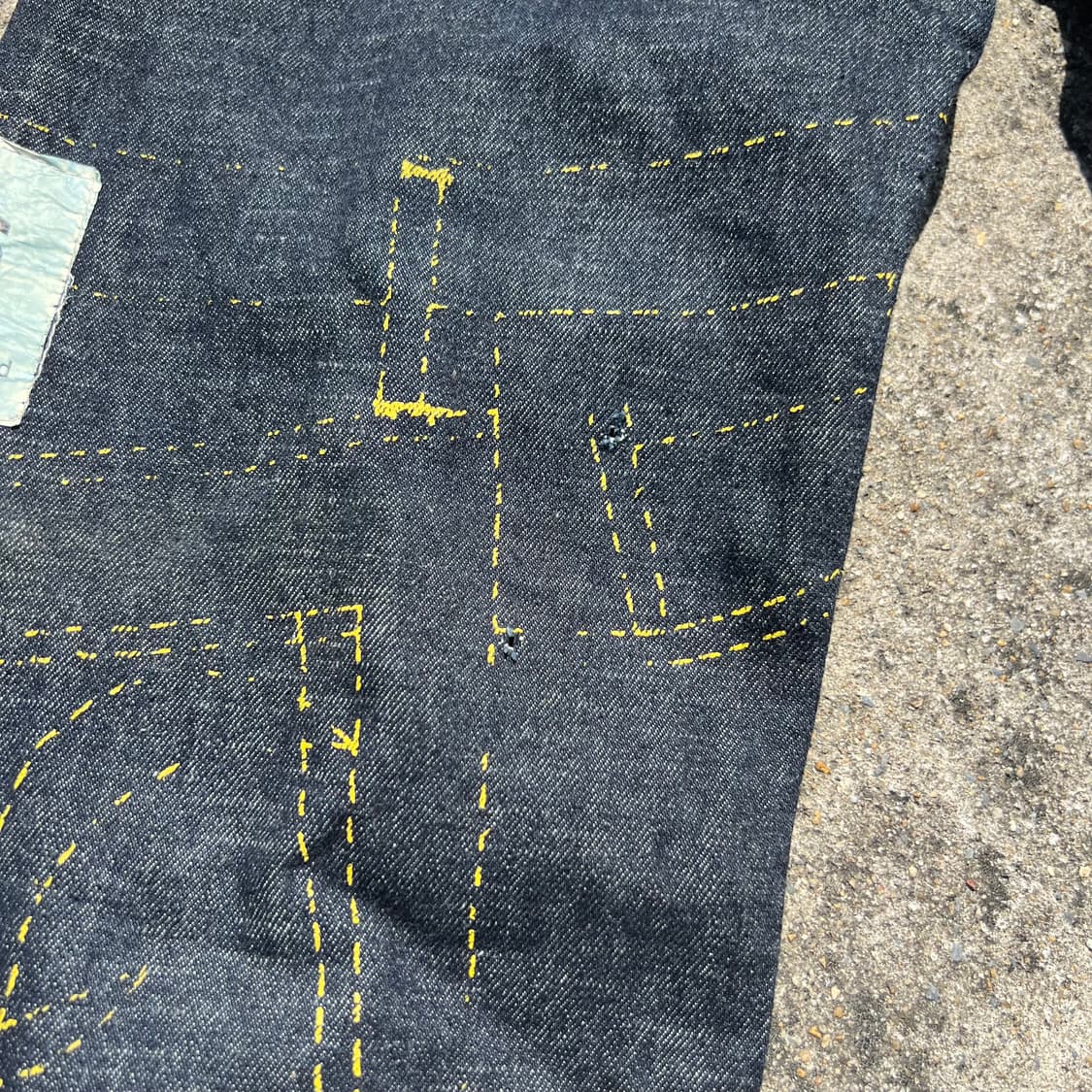 Yen Jeans 페인팅 데님 팬츠 상품이미지4