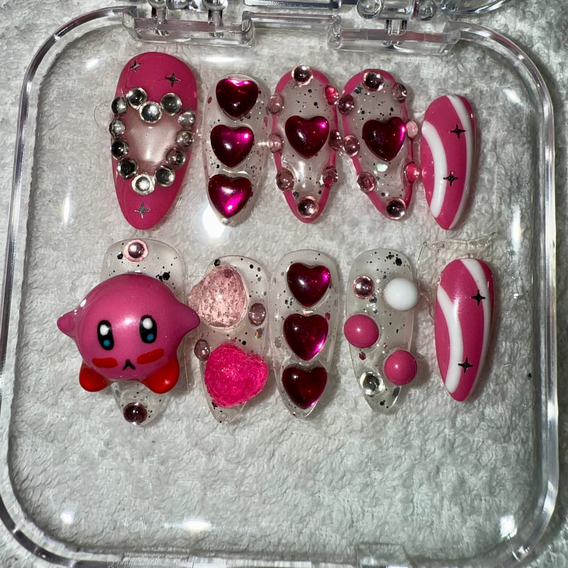 커비 핸드메이드 네일팁  상품이미지2