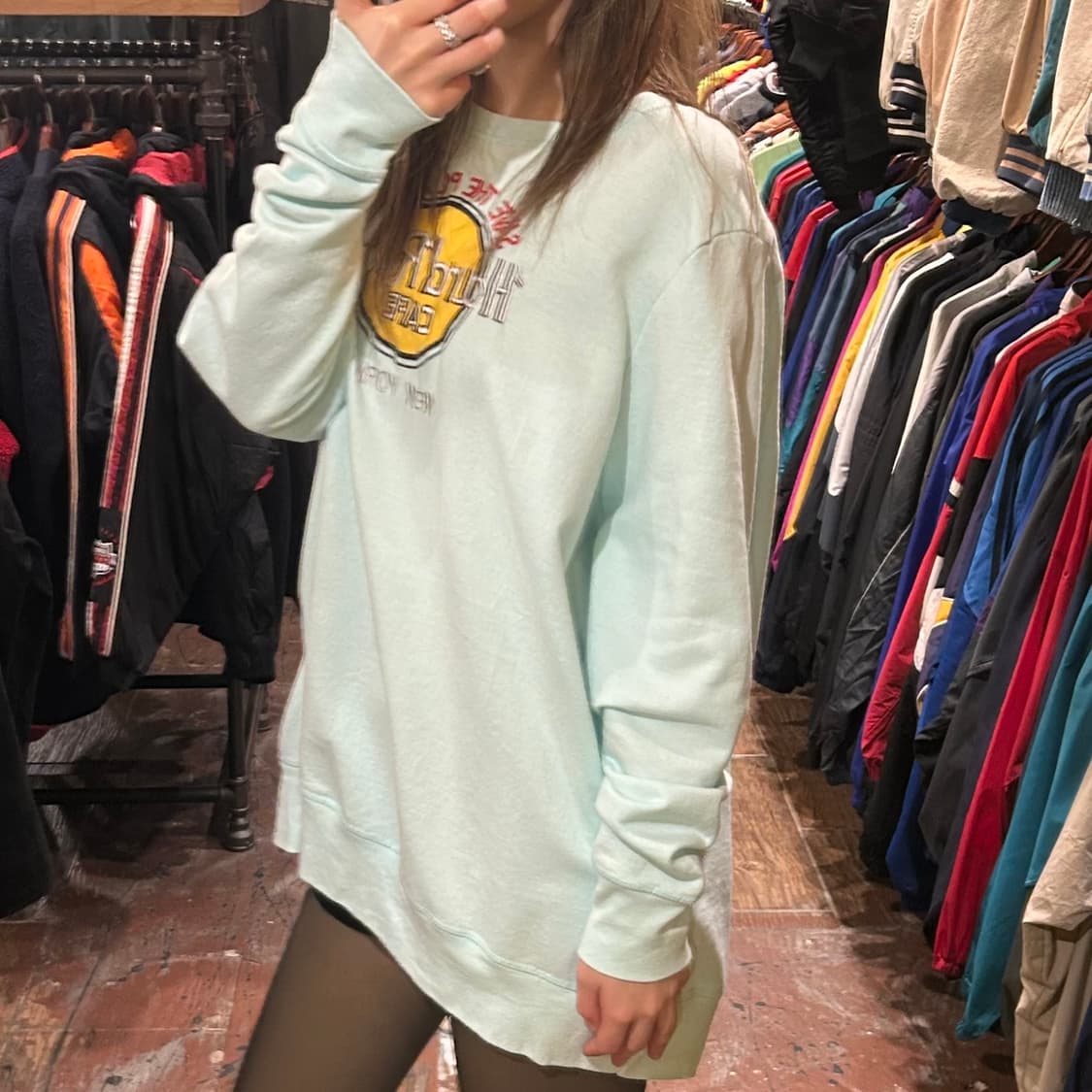 [HI] 하드락카페 롱슬리브 스카이블루 상품이미지4