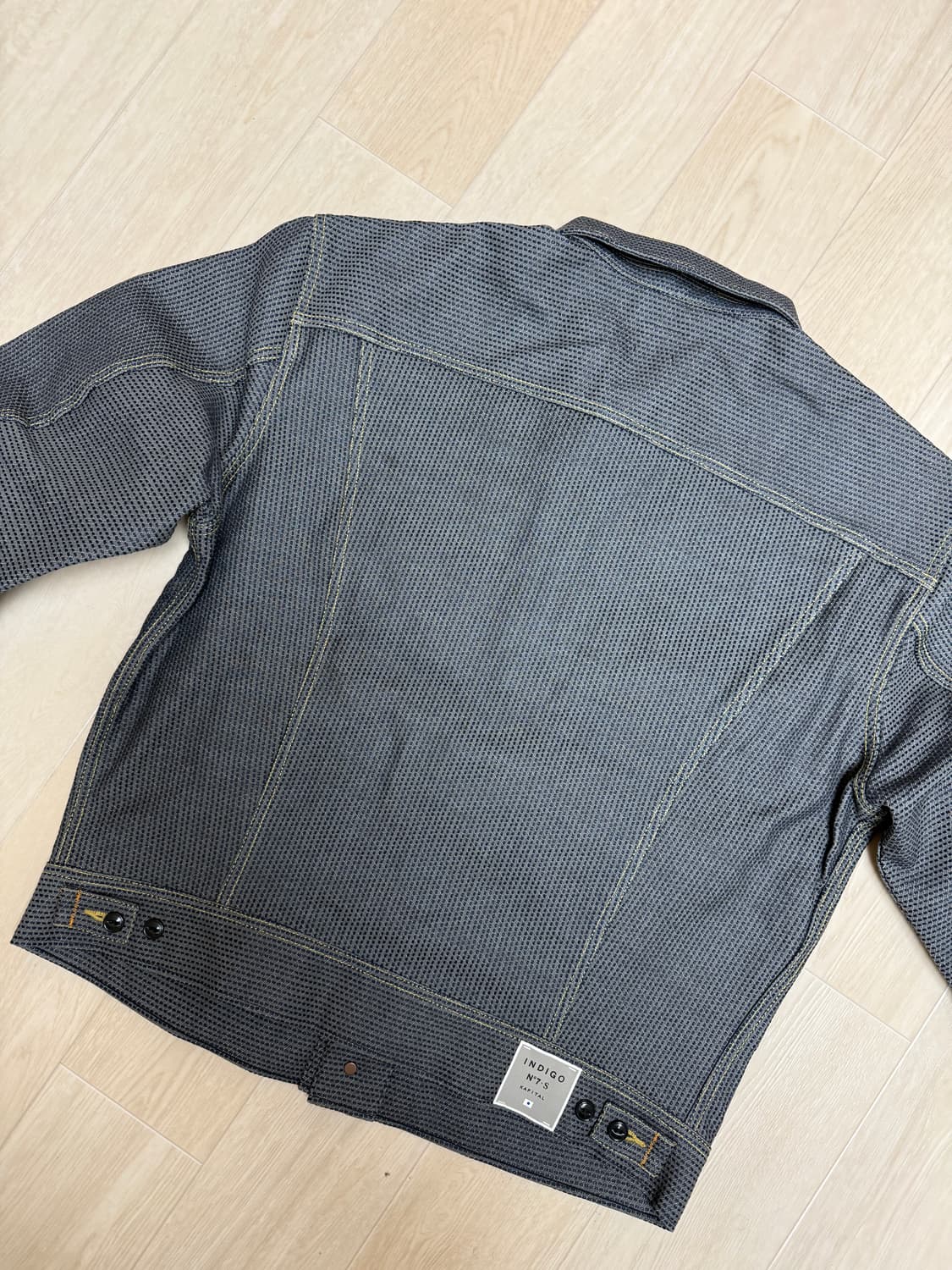 캐피탈 센츄리 데님 웨스터너 롱 자켓 No. 7+S 그레이 상품이미지2