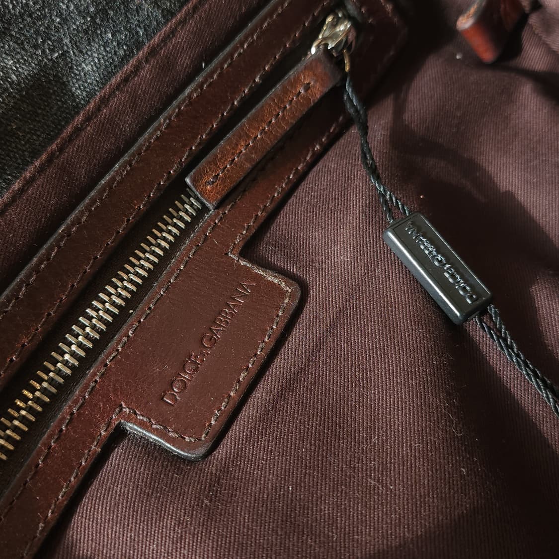 00년대 돌체앤가바나 캔버스 레더 메신져백 크로스백 상품이미지9