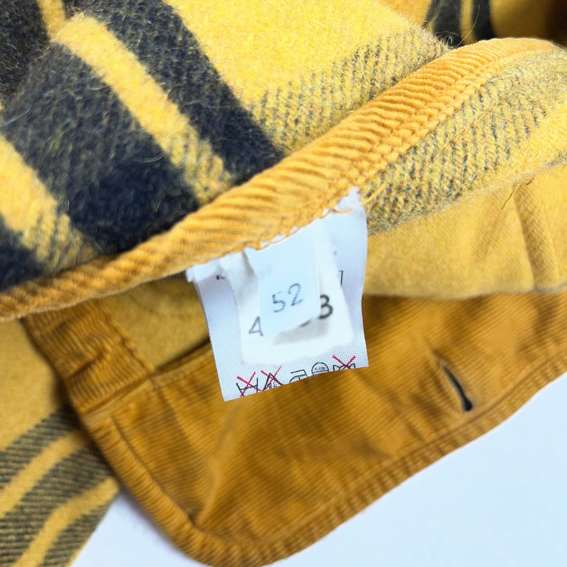 BENETTON(ITALY) 빈티지 체크코트 (실측확인) 상품이미지7