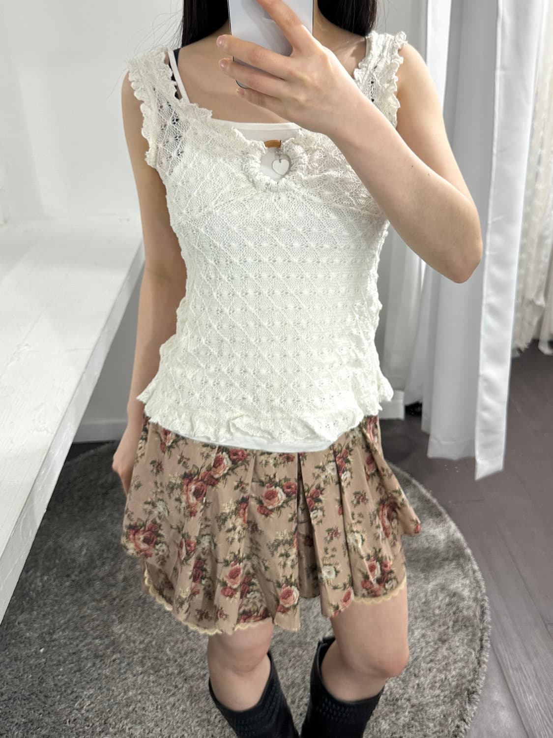 axes femme flower short pants 상품이미지3