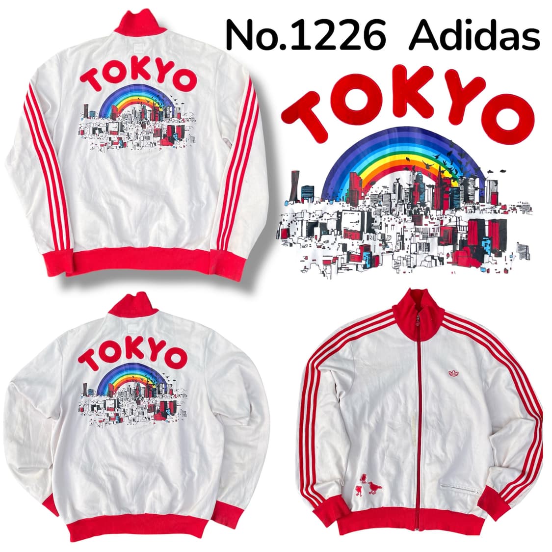 급매 00s 아디다스 도쿄 대대장 화이트 져지 L 상품이미지1