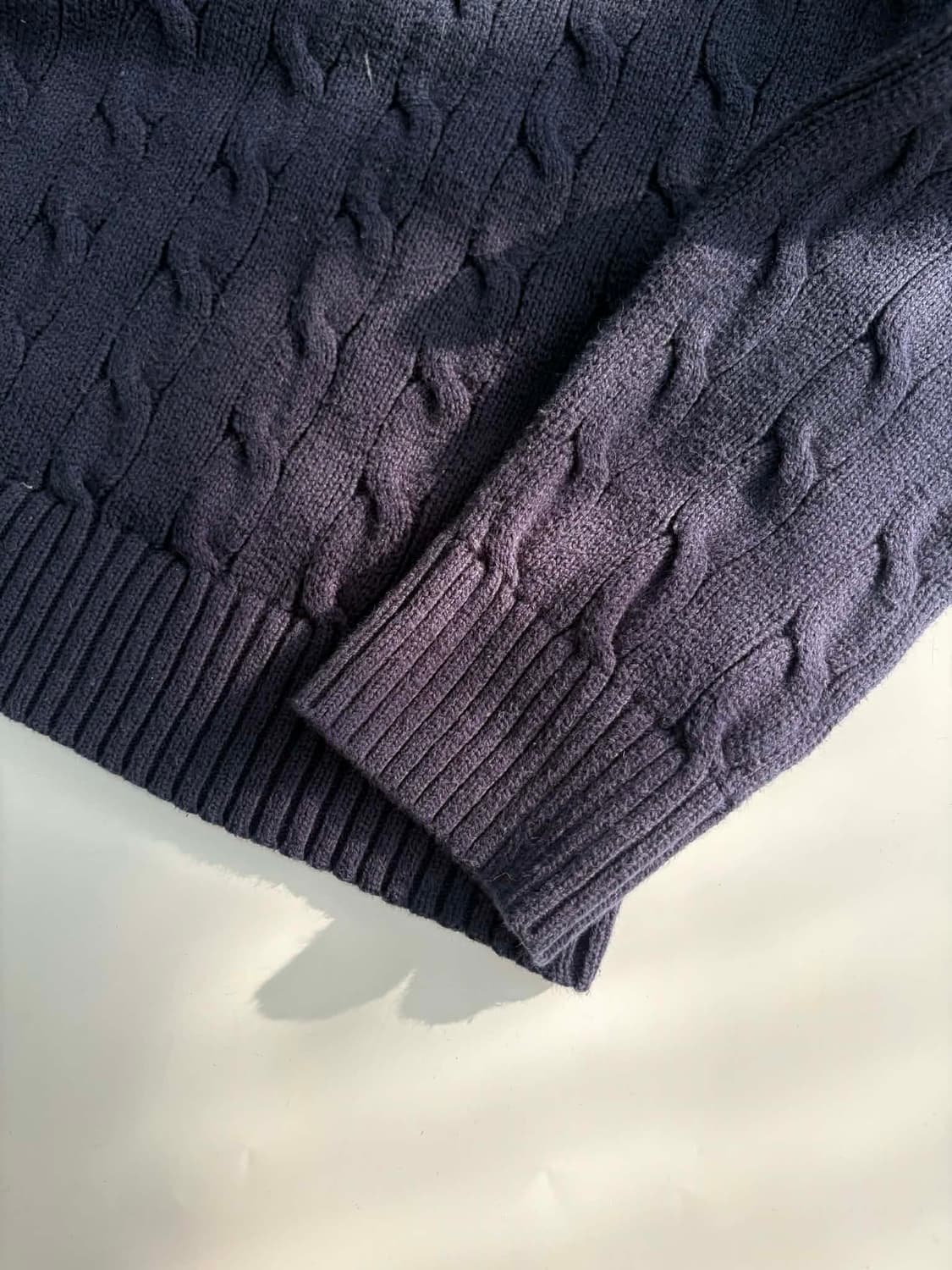 [XL] 폴로 랄프로렌 네이비 케이블 니트 스웨터 상품이미지5