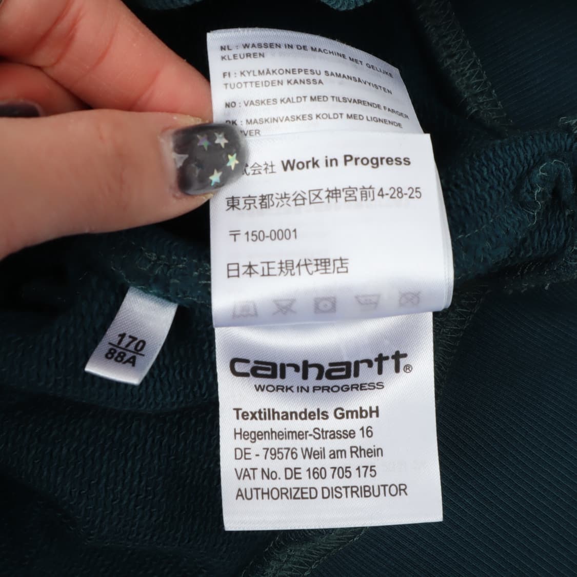 칼하트 윕 모스비 스크립트 후드티 상품이미지10