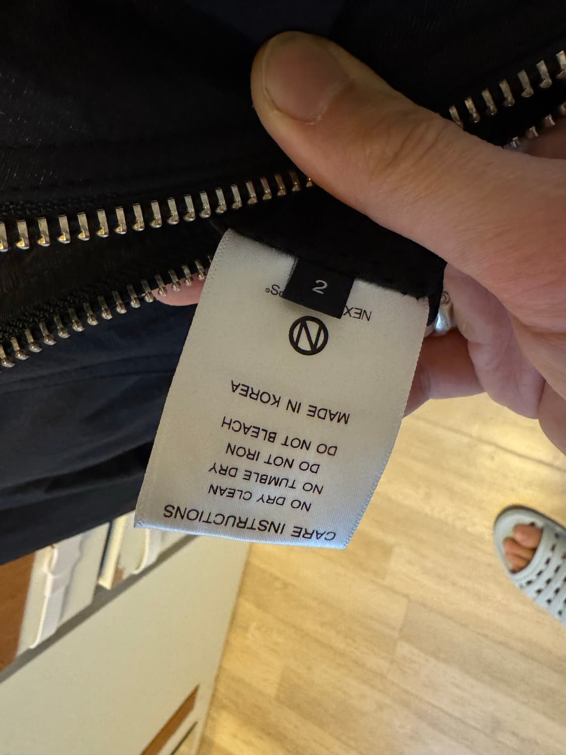 넥스트도어립스 커브드 윈드브레이커 바람막이 자켓 상품이미지5