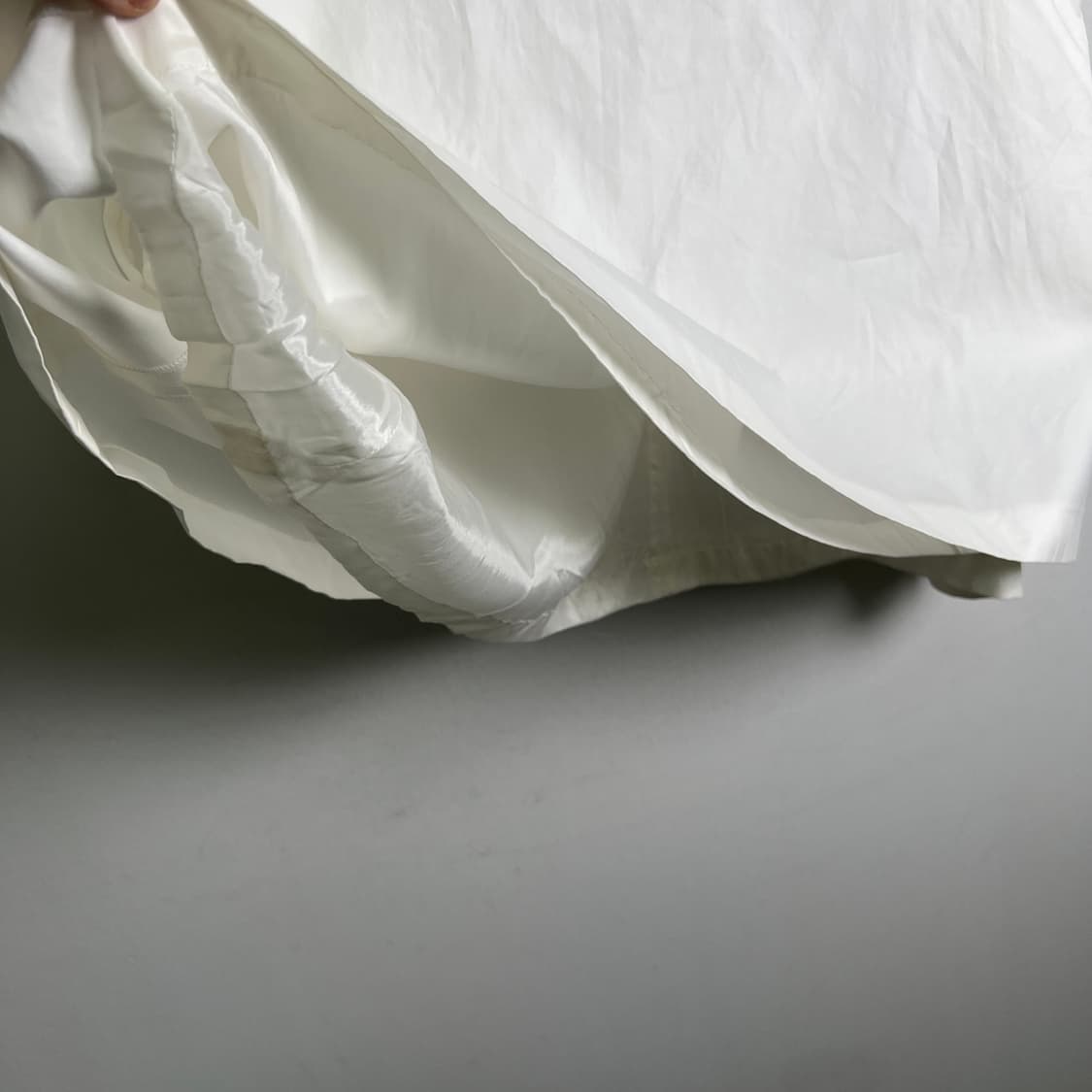 Jilsander 질샌더 화이트 코튼 미디 스커트 34 상품이미지7