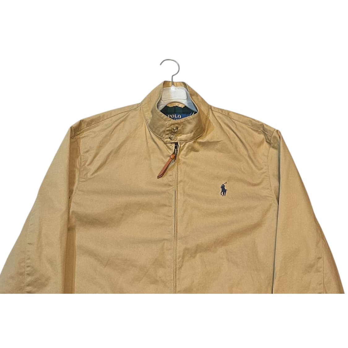 폴로 qr탭 베이지 코튼 스윙톱 자켓 상품이미지2