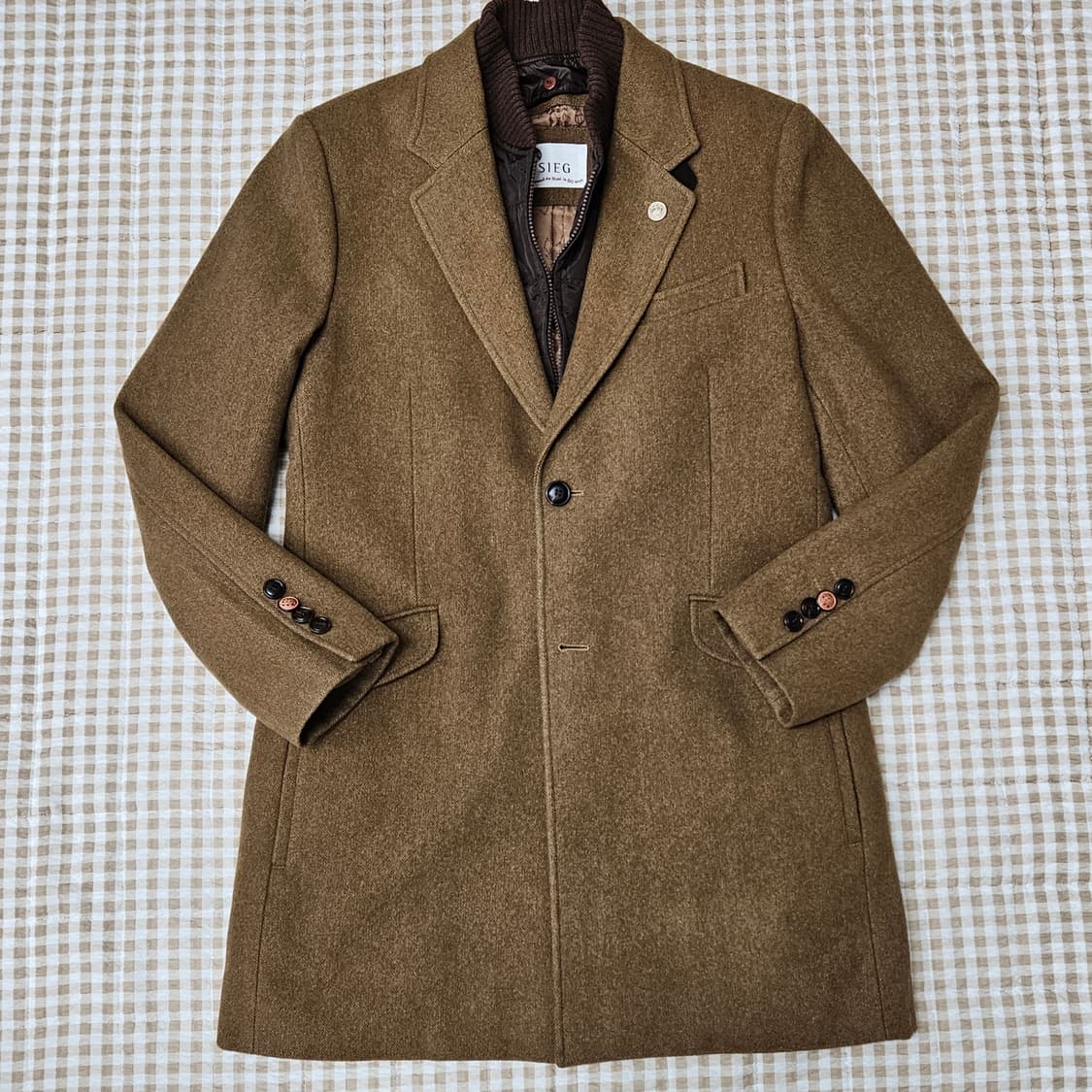 지이크 울100 코트 자켓 남자100 상품이미지1