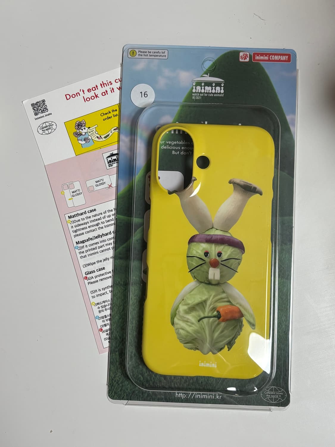 이니미니 토끼 케이스 (아이폰16) 상품이미지1