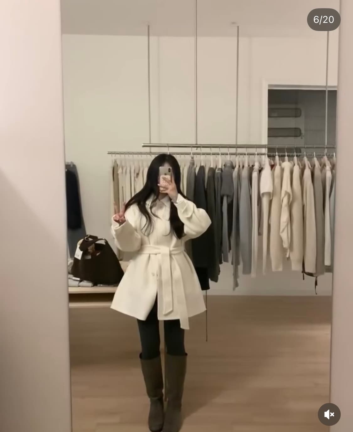 (새상품)누아누아 메리 하프 핸드메이드 코트 상품이미지2