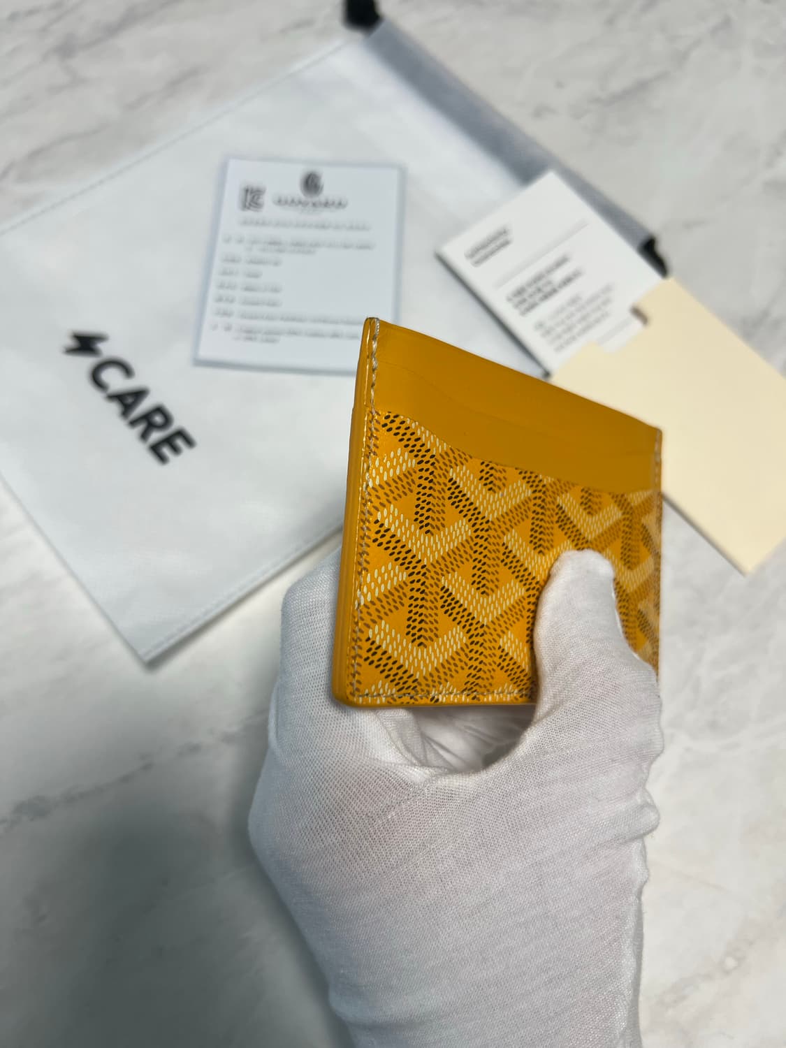 고야드 생쉴피스 카드지갑 옐로우 상품이미지5