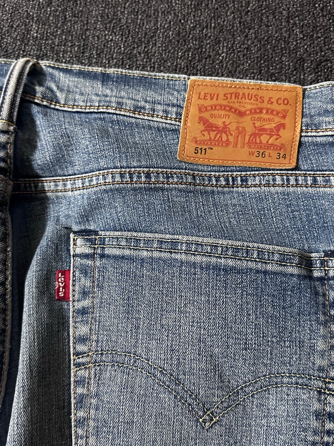 Levi’s 511 슬림핏 연청 라이트블루 데님 팬츠 상품이미지5