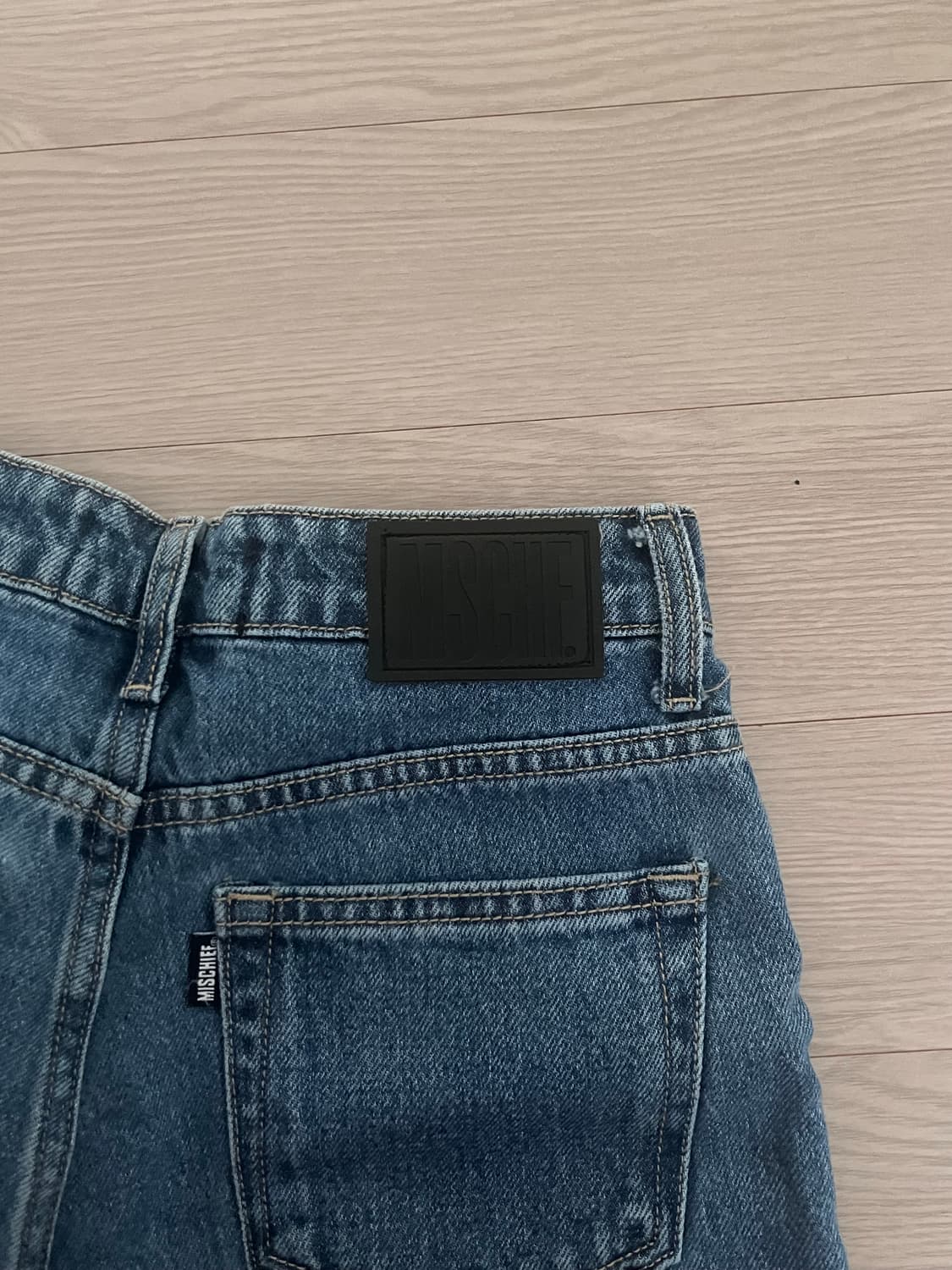 미스치프 데님 쇼츠 상품이미지5