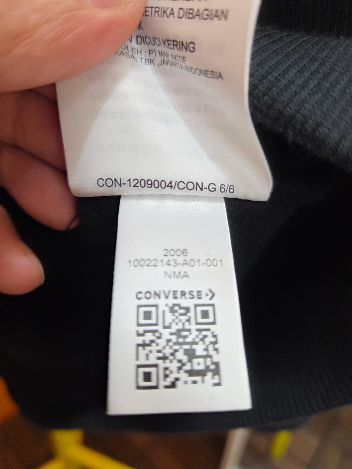 110 컨버스x조프레쉬 콜라보 후드 블랙 상품이미지9