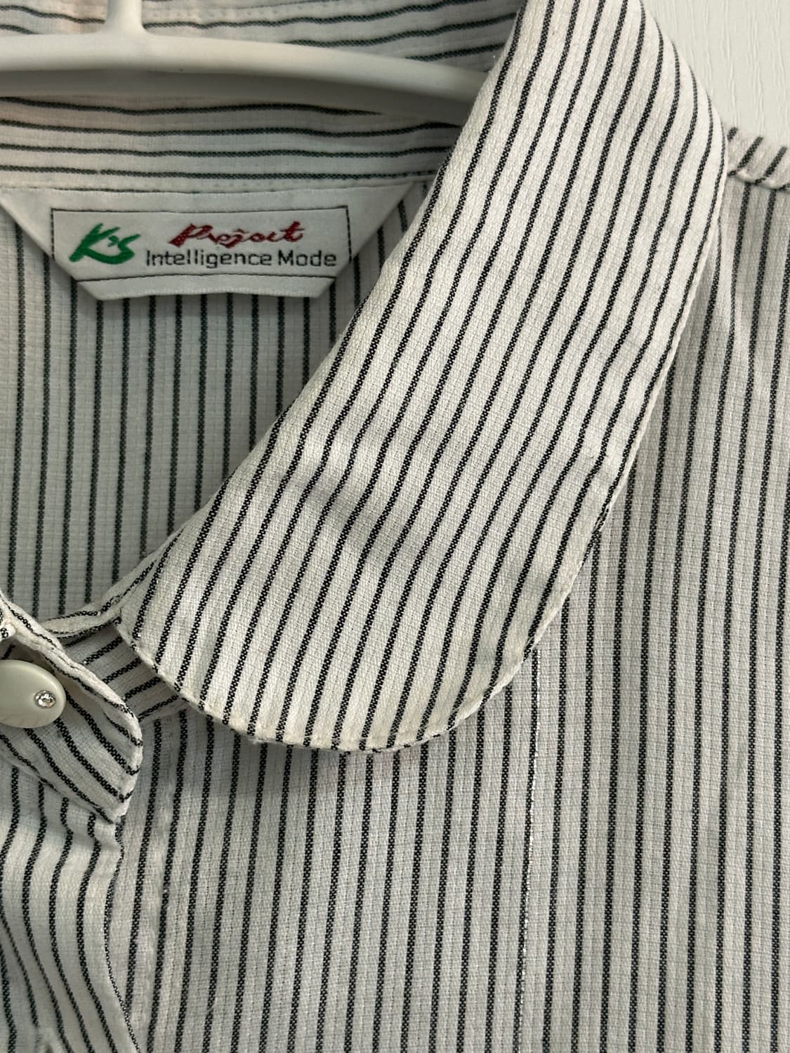 라운드카라 단가라 블라우스 상품이미지4