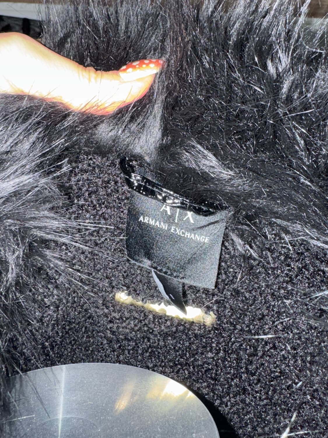 아르마니 armani  익스체인지 퍼 무스탕 코트 상품이미지6