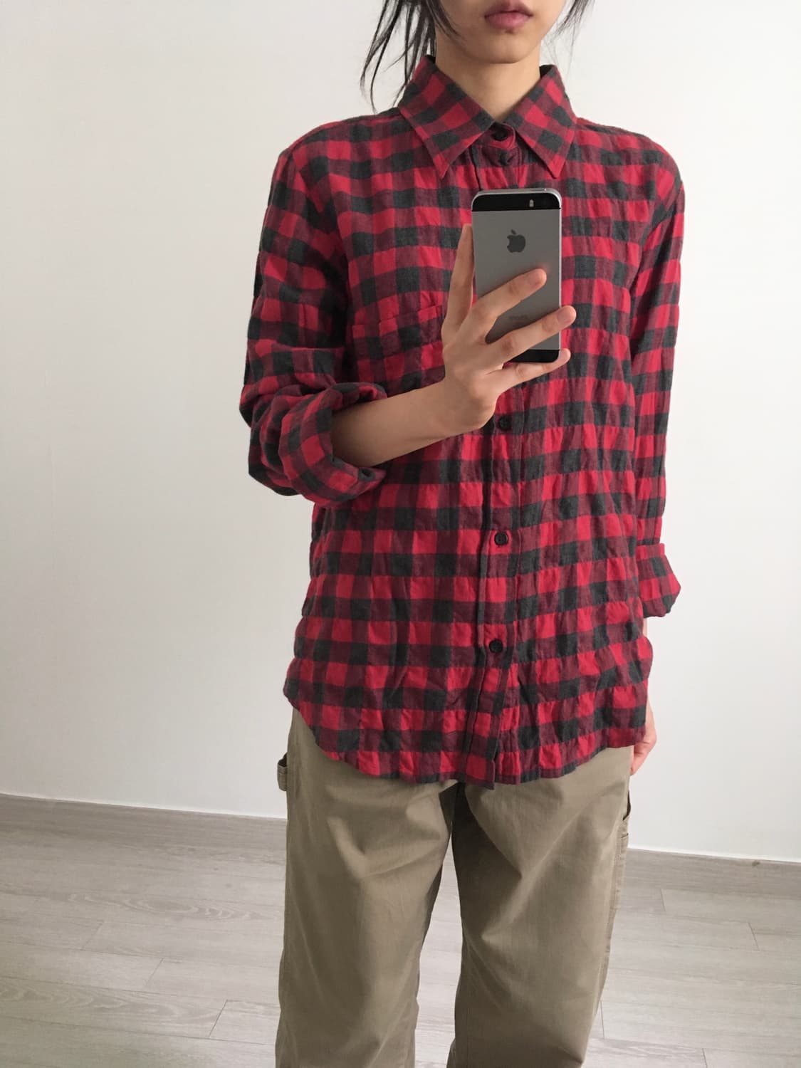 pledge flannel check shirt 상품이미지1