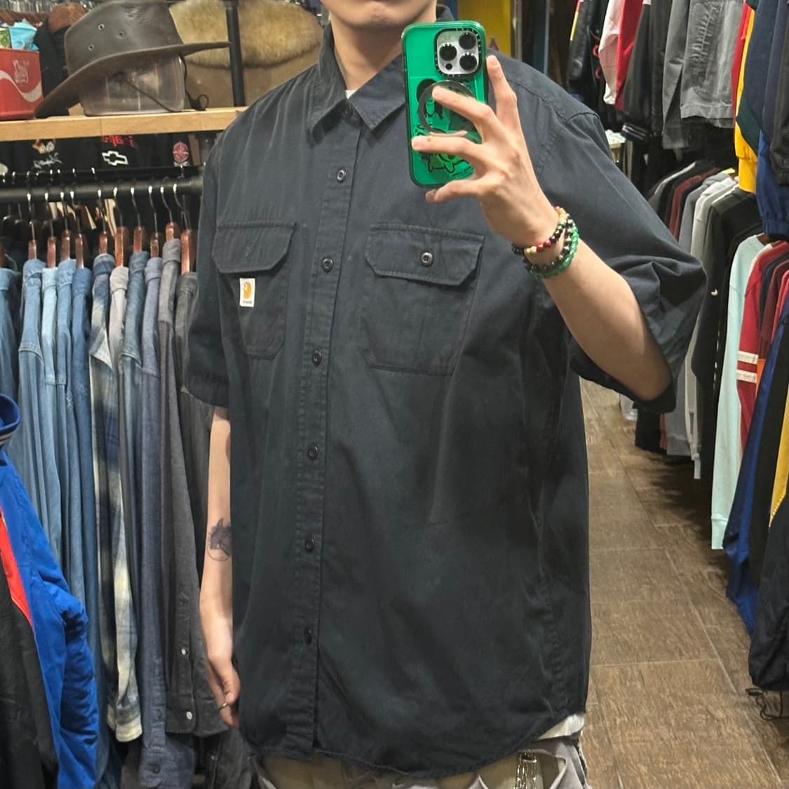 [HI] 칼하트 반팔셔츠 블랙 상품이미지3