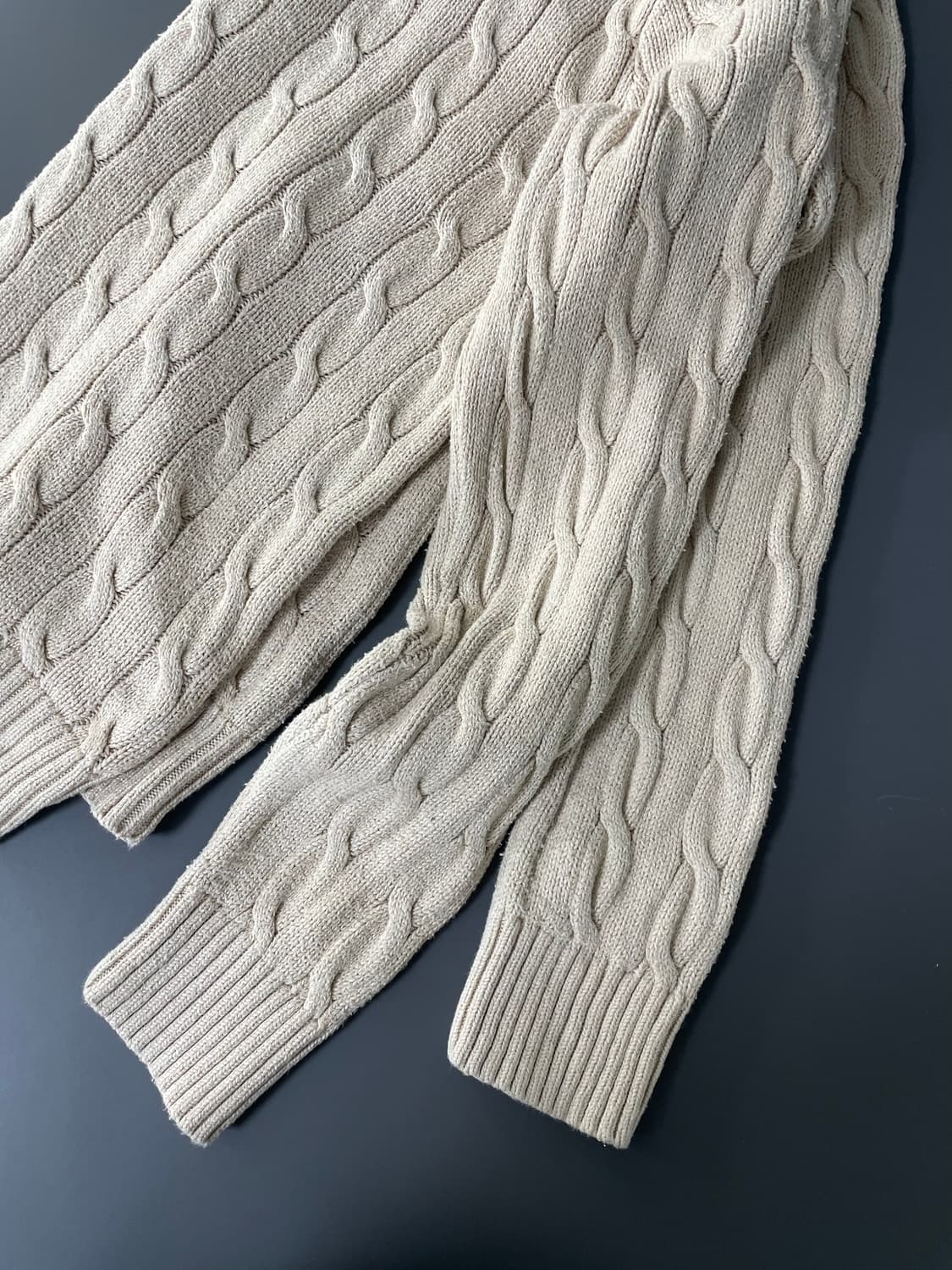 [S] 폴로 랄프로렌 코튼 케이블 꽈배기 니트 상품이미지4