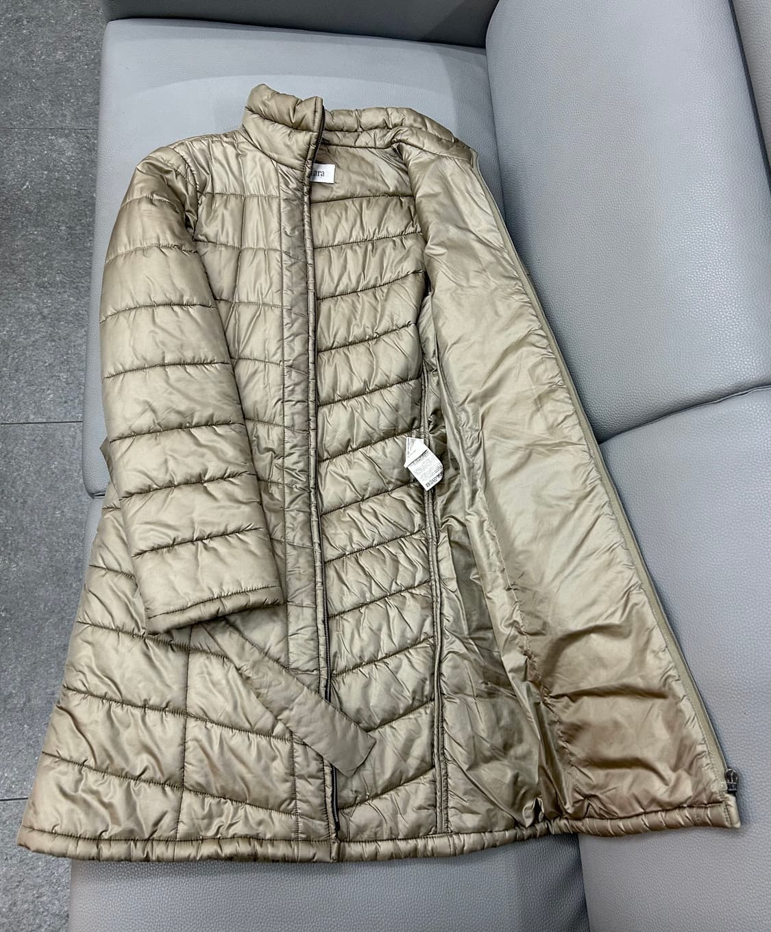 막스마라 벨티드 트렌치 롱패딩(40/55사이즈) 상품이미지8