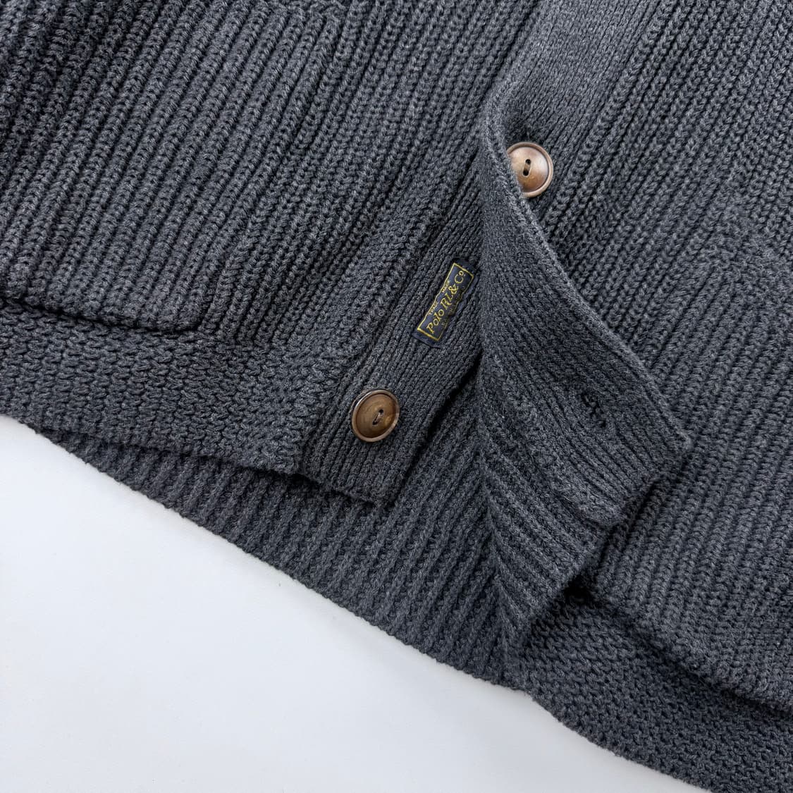 폴로 랄프로렌 헤비코튼 숄카라 가디건 상품이미지5