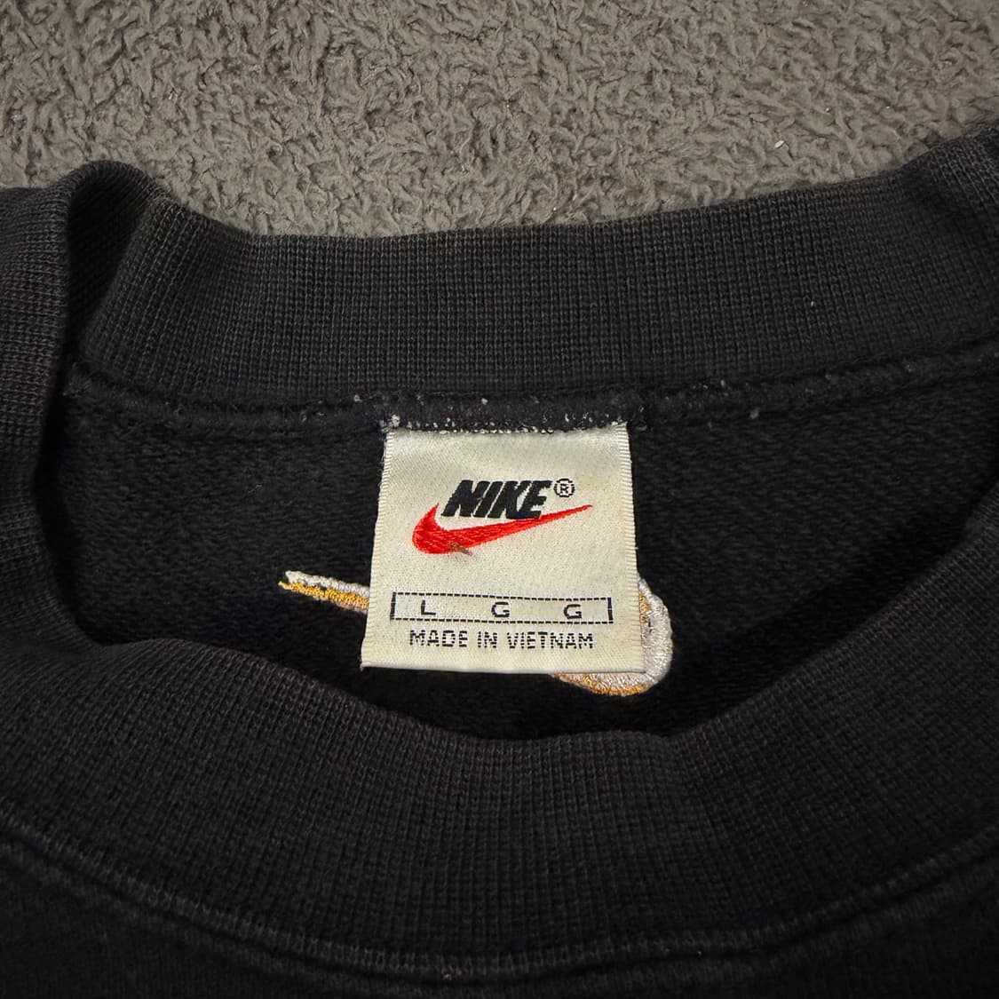 [ 정품/L ] 90s 나이키 올드스쿨 블록 X 스우시 크루넥 맨투맨 상품이미지5