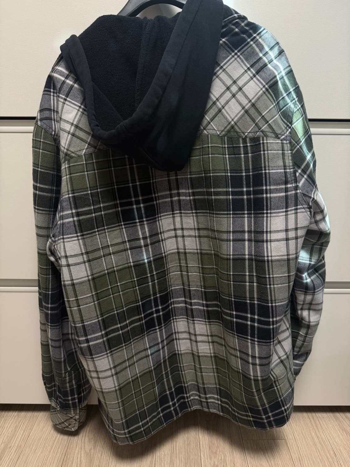 아크네 스튜디오 체크 후드자켓 xs 상품이미지5