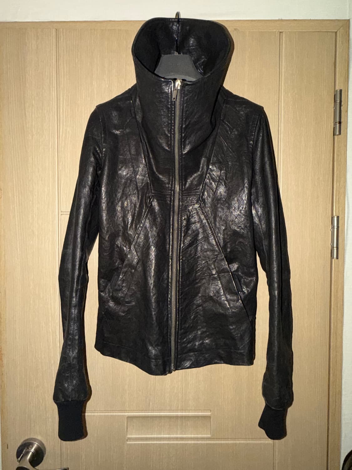 릭오웬스 09fw 아카이브 하이넥 레더재킷 상품이미지2