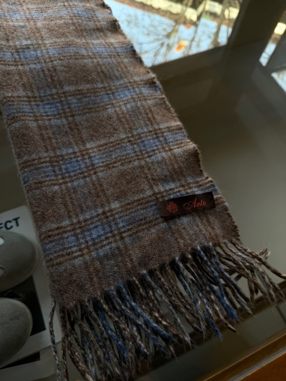 브리티쉬 캐시미어 울 머플러 상품이미지4