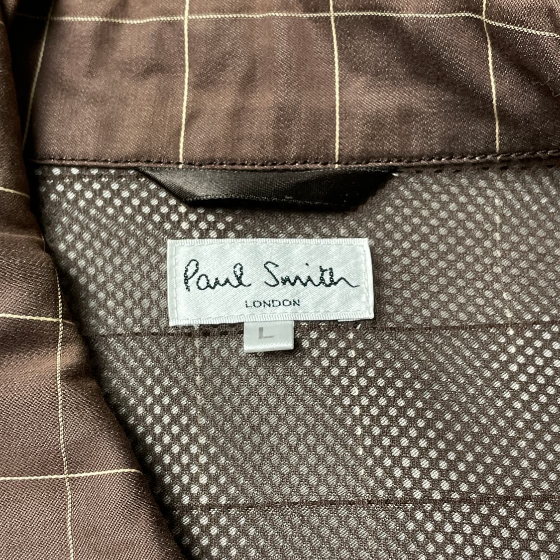 PAUL SMITH 폴스미스 빈티지 브라운 체크 집업자켓 A00404 상품이미지9