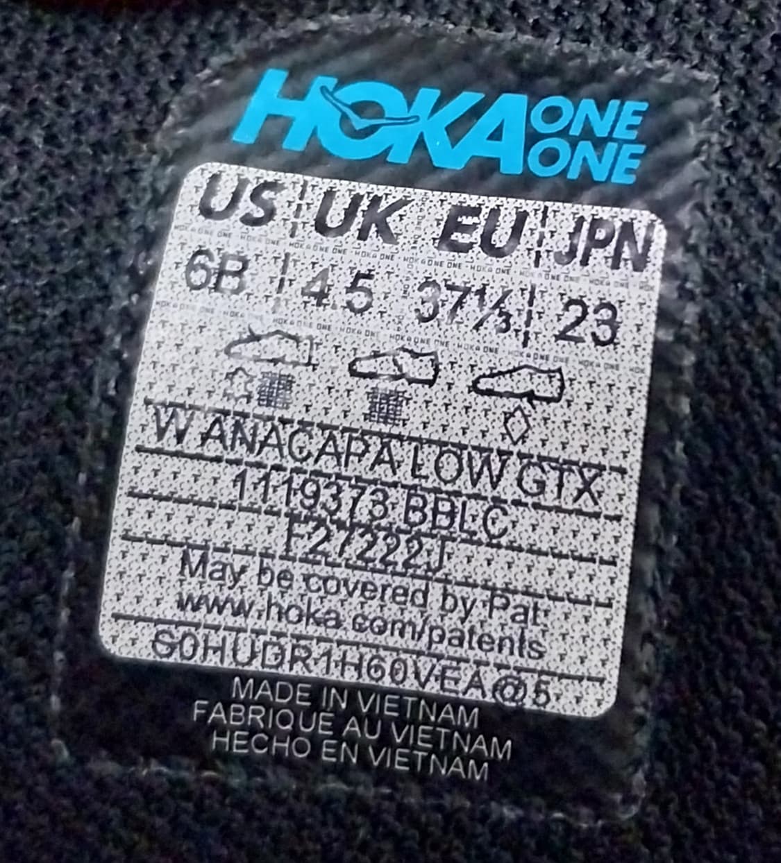 호카오네오네 아나카파 로우 고어텍스화 230mm 상품이미지9