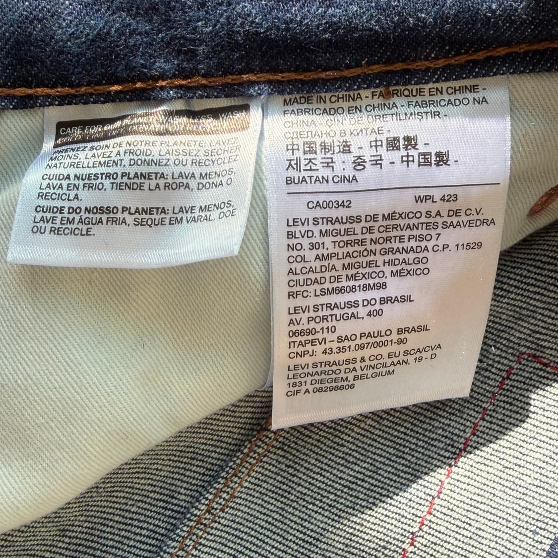 리바이스 엔지니어드진 570 데님 청바지 상품이미지7