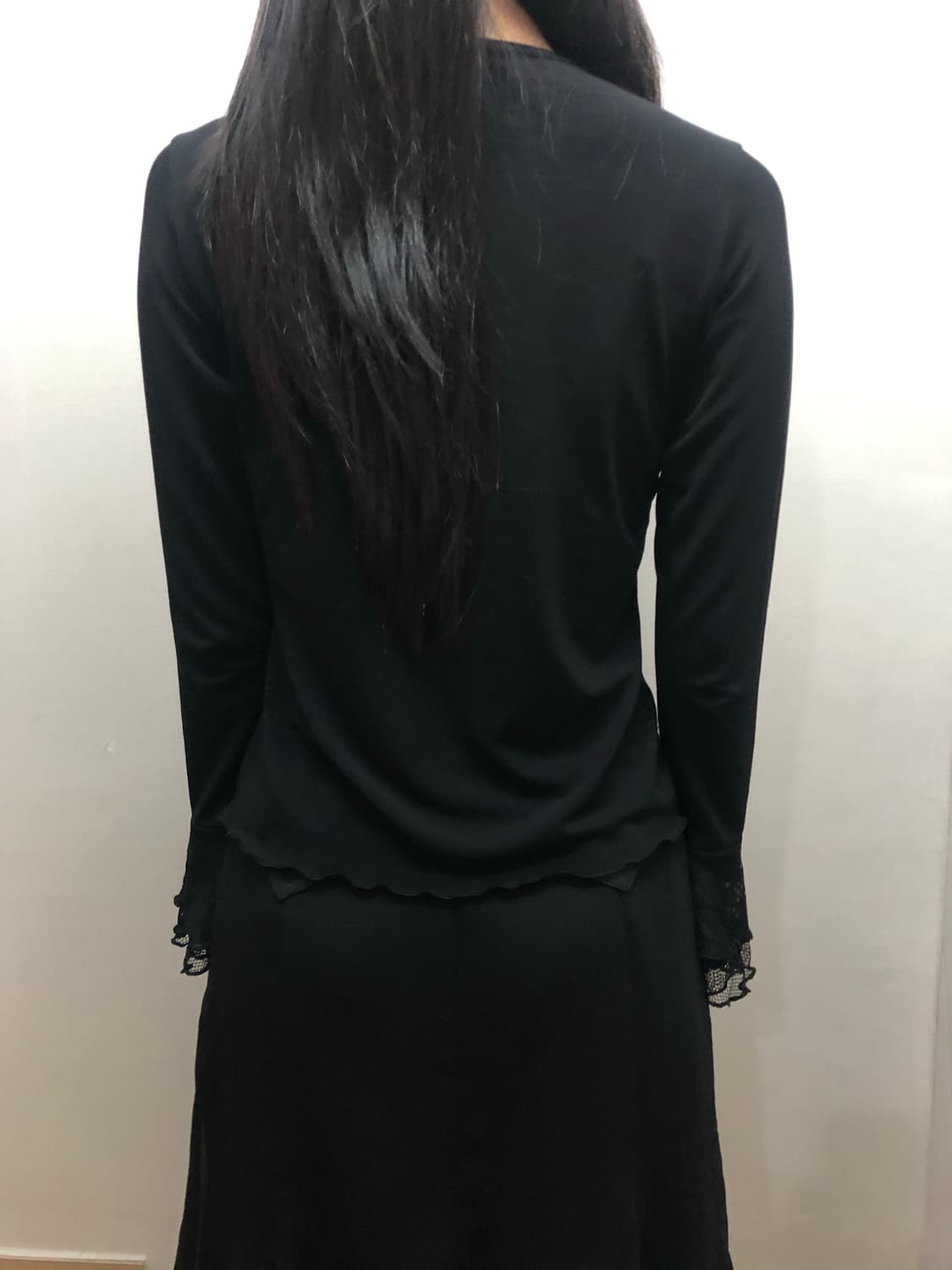 빈티지 블랙 스팽글 탑 상품이미지5