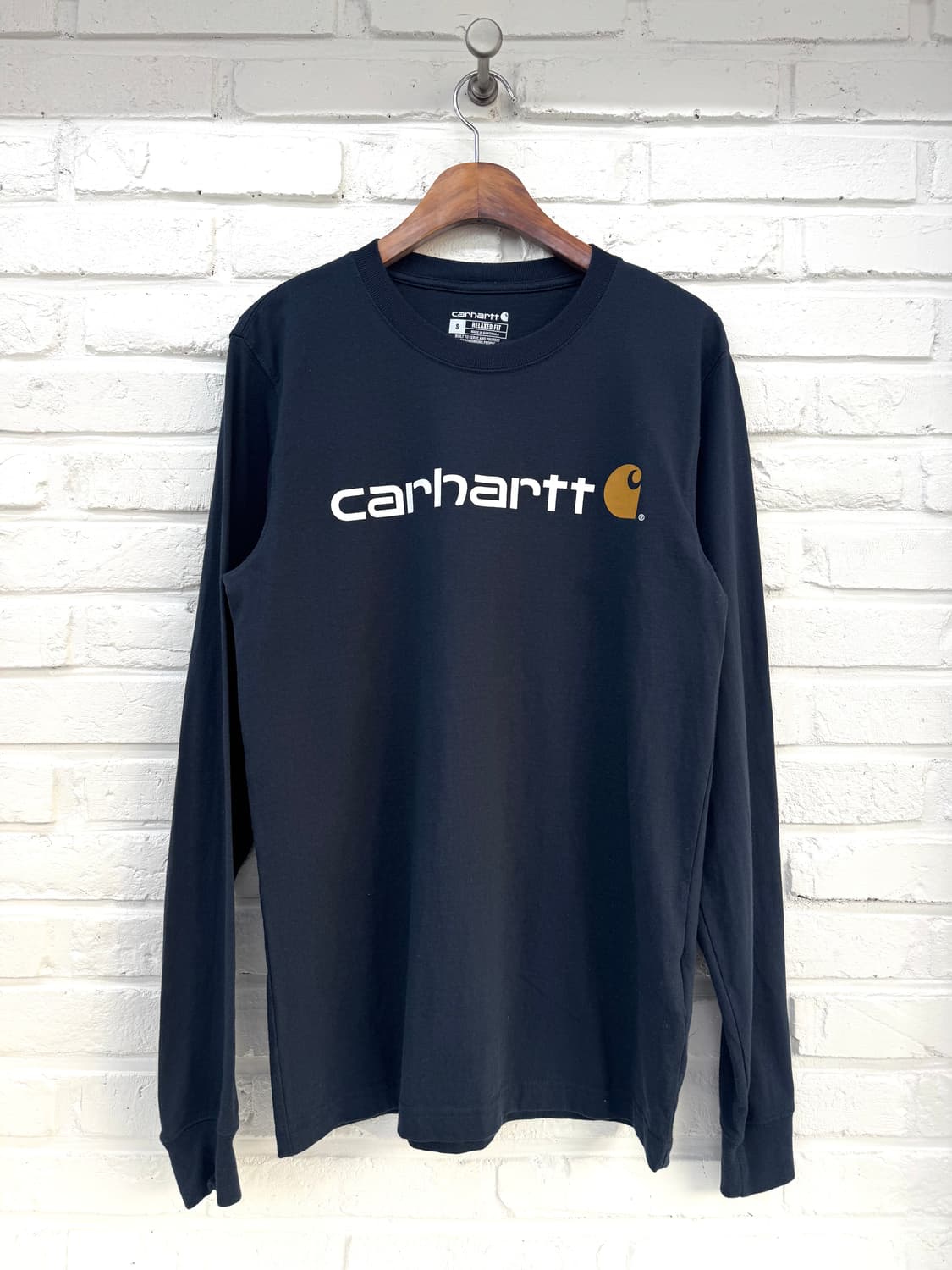 칼하트 네이비 릴렉스드핏 롱슬리브 상품이미지3