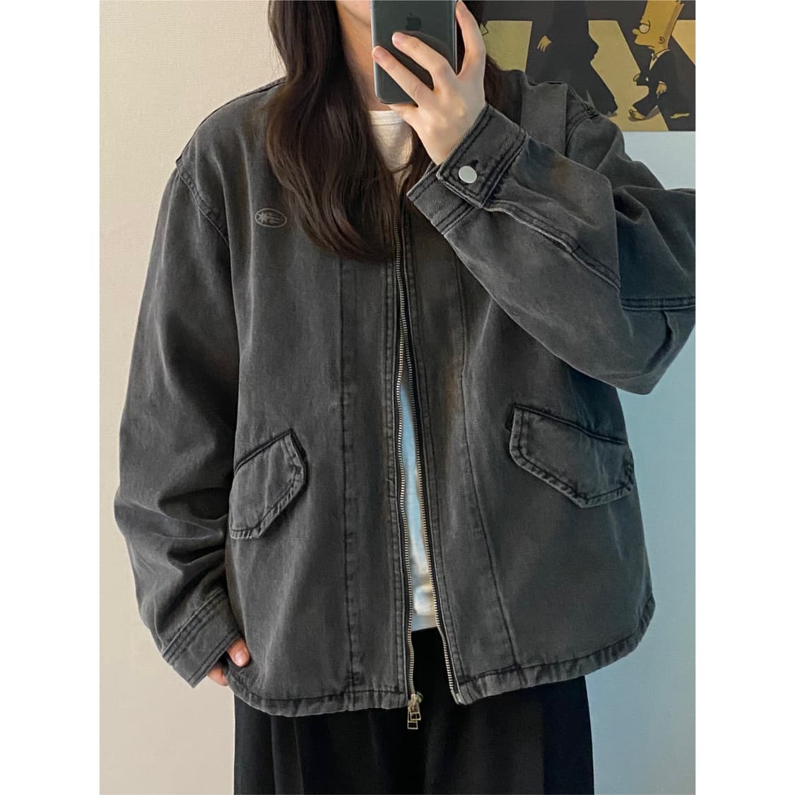 나이스고스트클럽 데님자켓 상품이미지2